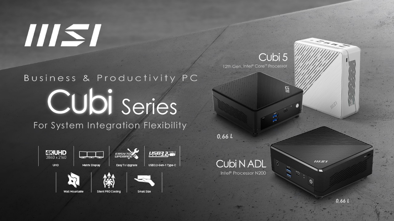 MINI PC MSI CUBI, SOLUSI ANDALAN UNTUK KEBUTUHAN BISNIS DAN PRODUKTIFITAS