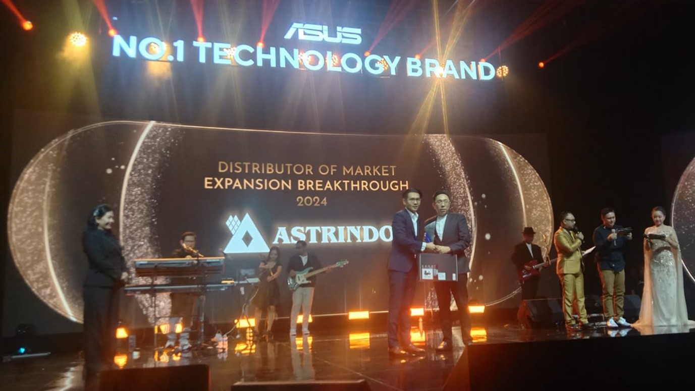 Astrindo Senayasa Raih Penghargaan Distributor of Market Expansion Breakthrough 2024 dari ASUS Indonesia