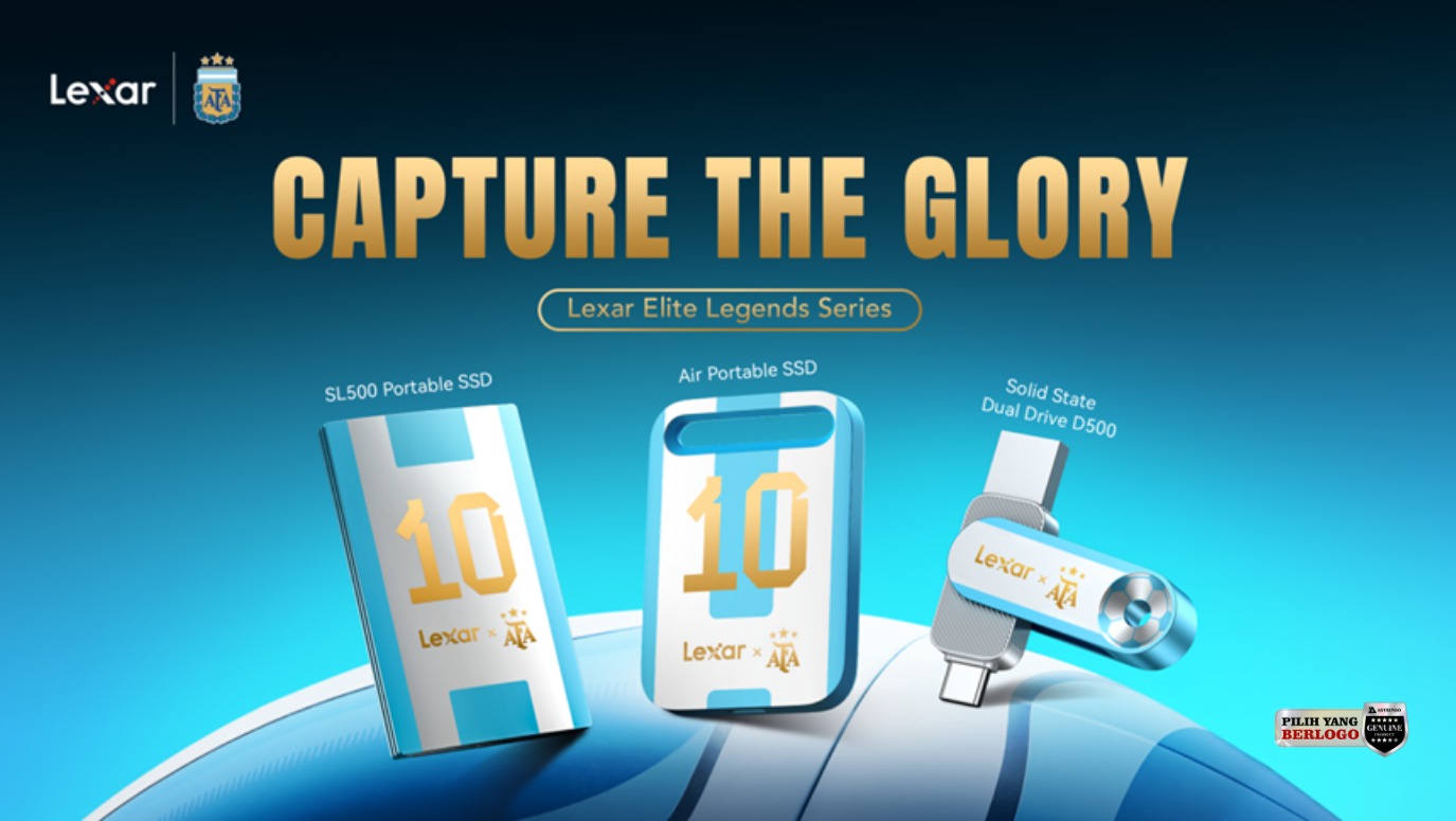 Lexar Rayakan Antusiasme Penggemar Sepak Bola Global degan Produk Resmi AFA Elite Legends Series