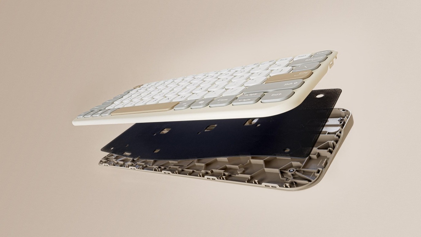 ASUS Marshmallow Keyboard (KW100) Oat Milk: Keyboard Wireless Estetik yang Bikin Meja Kerja Makin "Minimalis"