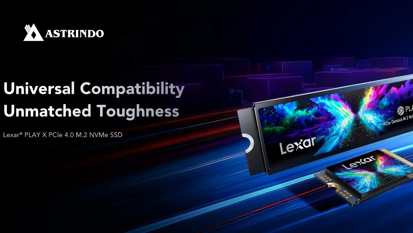 Lexar® PLAY X M.2 PCIe 4.0 NVMe SSD: Solusi "Level-Up" Penyimpanan PC-mu!