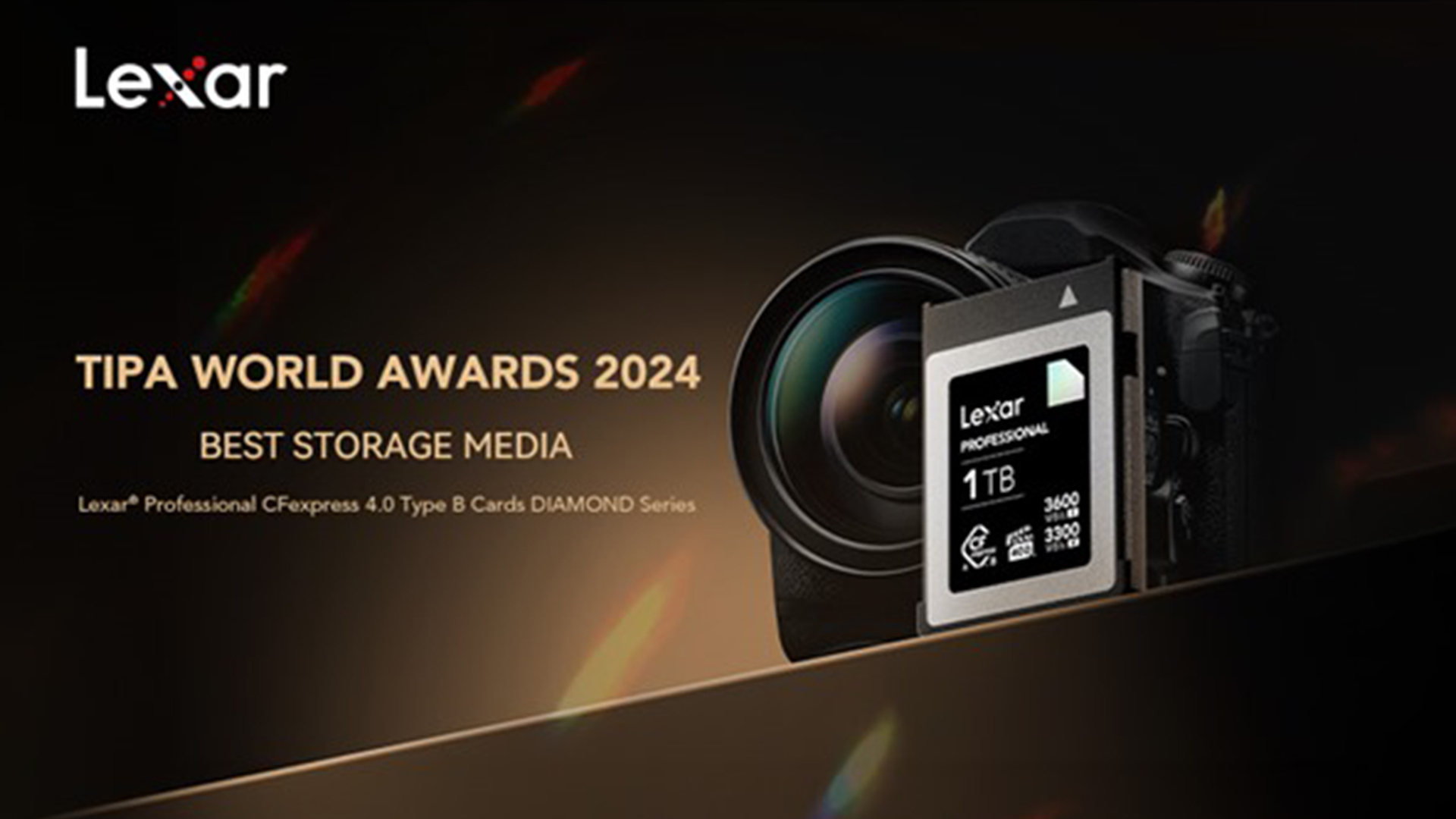 Jadi Andalan Creator Alam, Lexar diberi penghargaan TIPA AWARD 2024 sebagai “BEST STORAGE MEDIA”  TIPA WORLD AWARD 2024