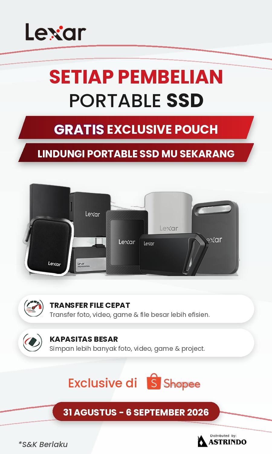 Lexar Exclusive Pouch